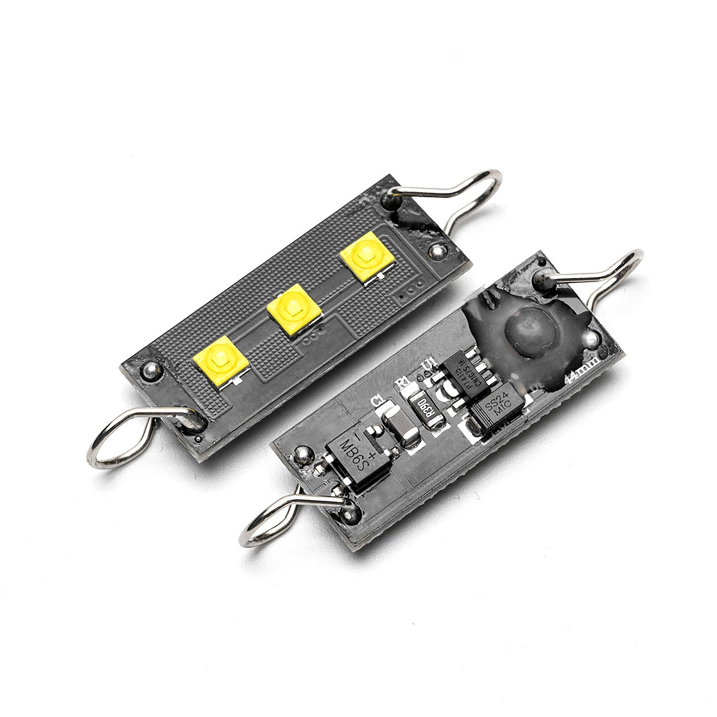 44mm 5050 3SMD Rigid Twisted Loop Festoon LED Interior Map Dome Reading Light Bulbs