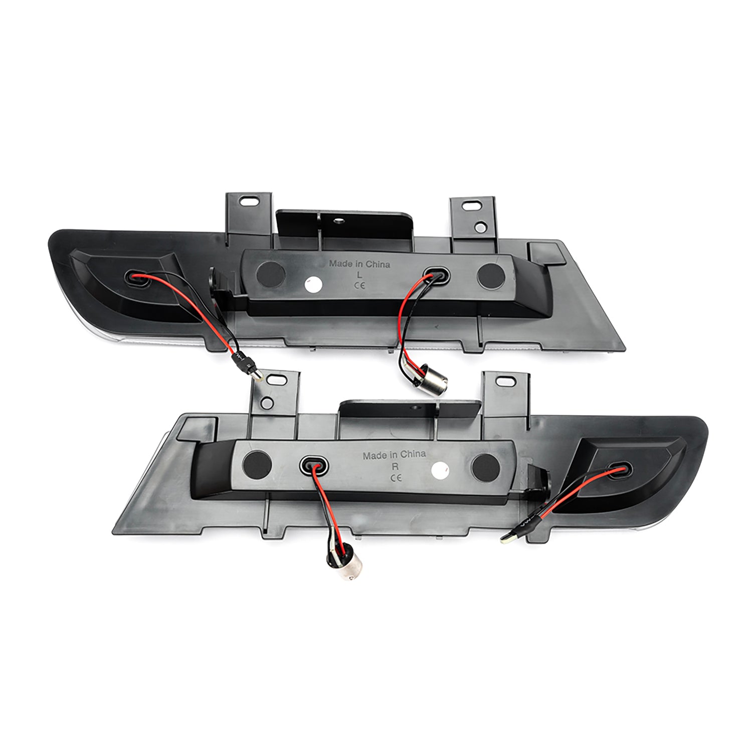 Clear Lens Switchback Dynamic LED Front Turn Signal & Side Marker Lights For 1991-1996 Chevrolet Corvette C4 - NS Auto Lighting