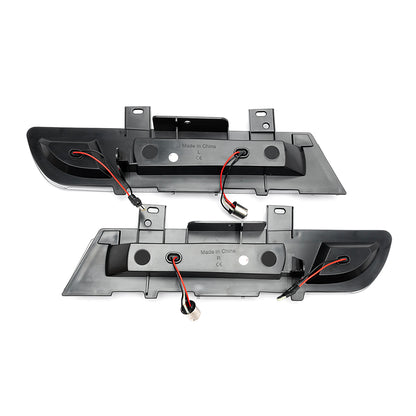 Clear Lens Switchback Dynamic LED Front Turn Signal & Side Marker Lights For 1991-1996 Chevrolet Corvette C4 - NS Auto Lighting