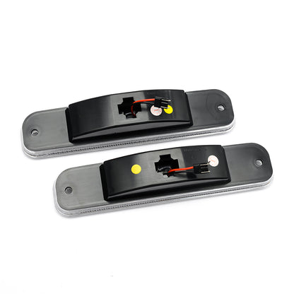 Clear Lens LED Front Bumper Side Marker Lights For 1973-1987 Chevrolet GMC C/K Series Trucks, etc. - NS Auto Lighting
