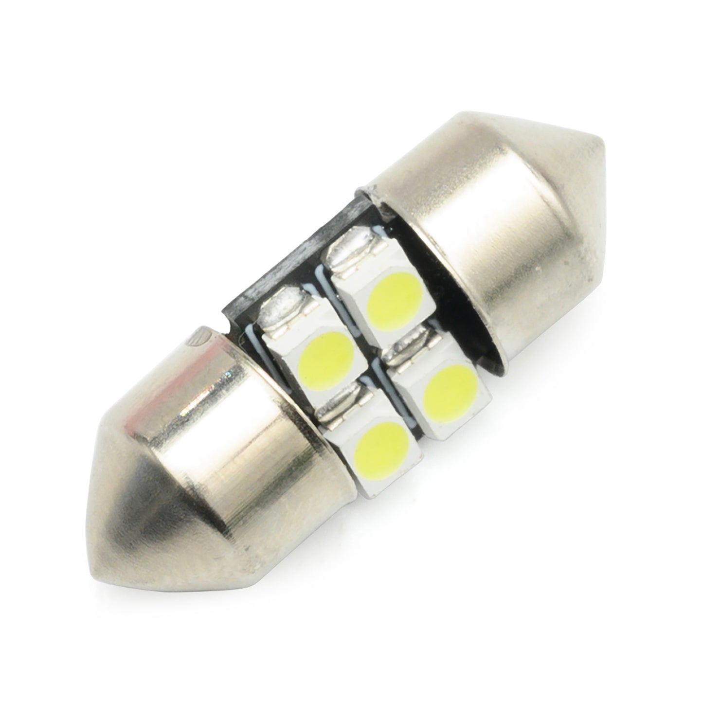 24.5mm 2835 4SMD Festoon LED Interior Map Dome Reading Light Bulbs