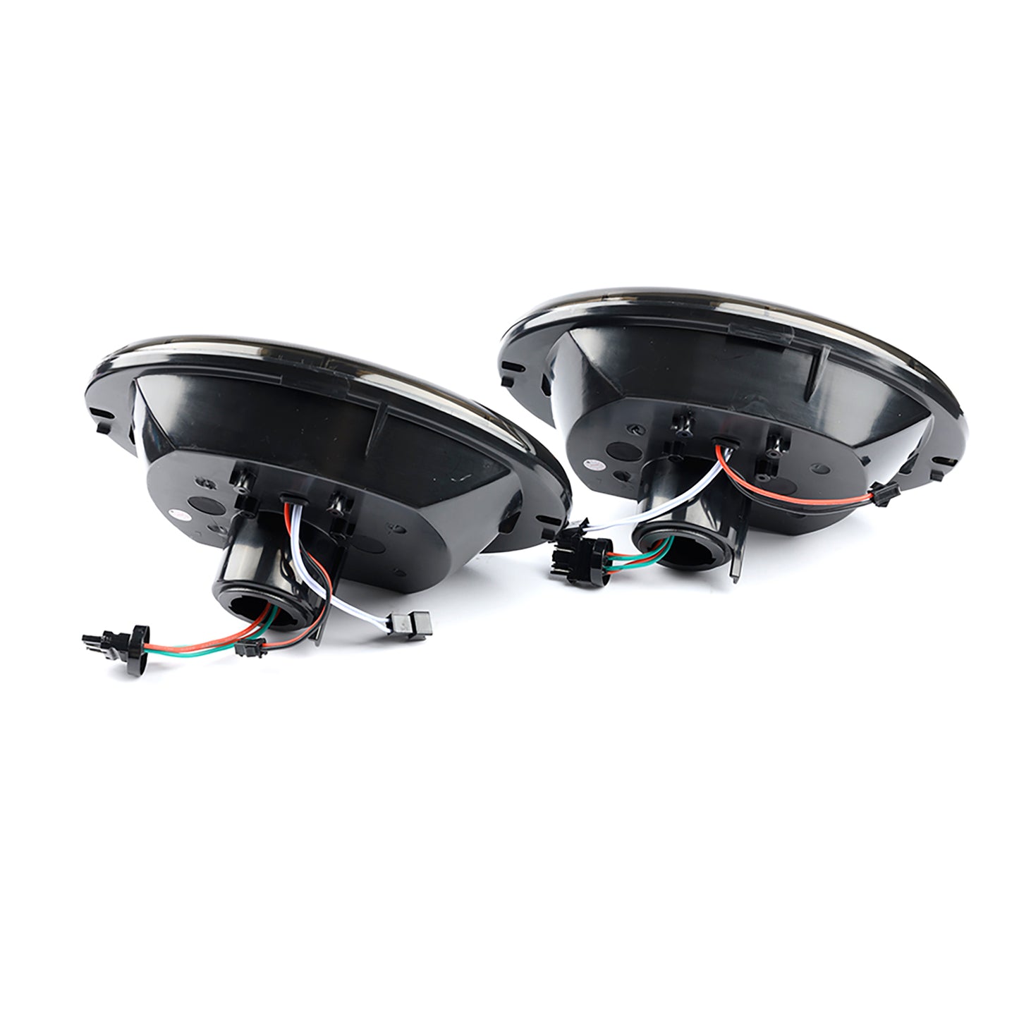 Smoked Lens LED Halo Tail Light Assembly For 1997-2004 Chevrolet Corvette C5 - NS Auto Lighting