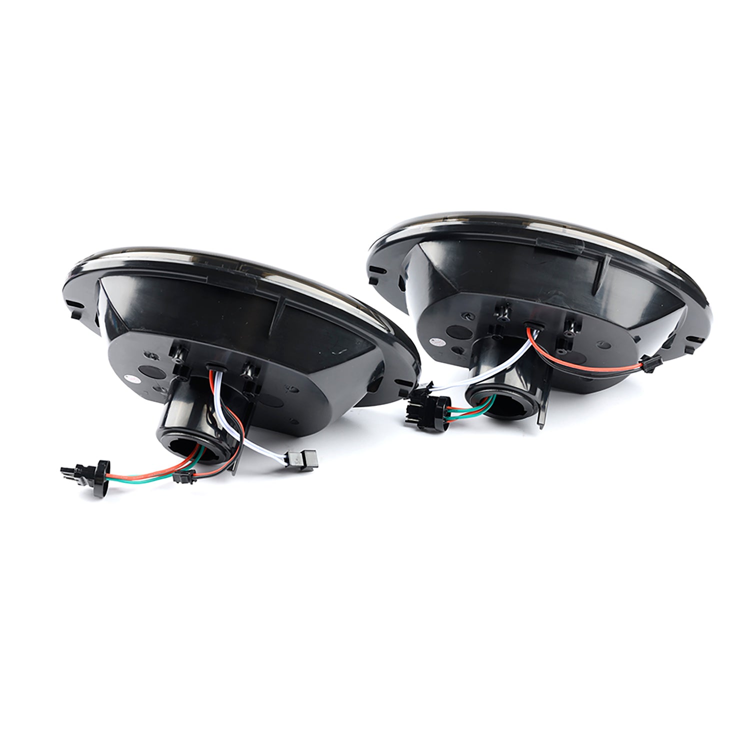 Smoked Lens LED Halo Tail Light Assembly For 1997-2004 Chevrolet Corvette C5 - NS Auto Lighting