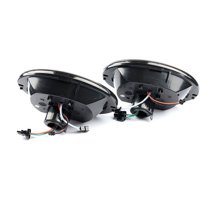 Smoked Lens LED Halo Tail Light Assembly For 1997-2004 Chevrolet Corvette C5 - NS Auto Lighting