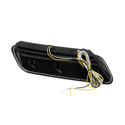 Clear Lens Dynamic Switchback LED Hood Scoop Bezel Daytime Running Lights For 2010-2022 Ram 1500 - NS Auto Lighting