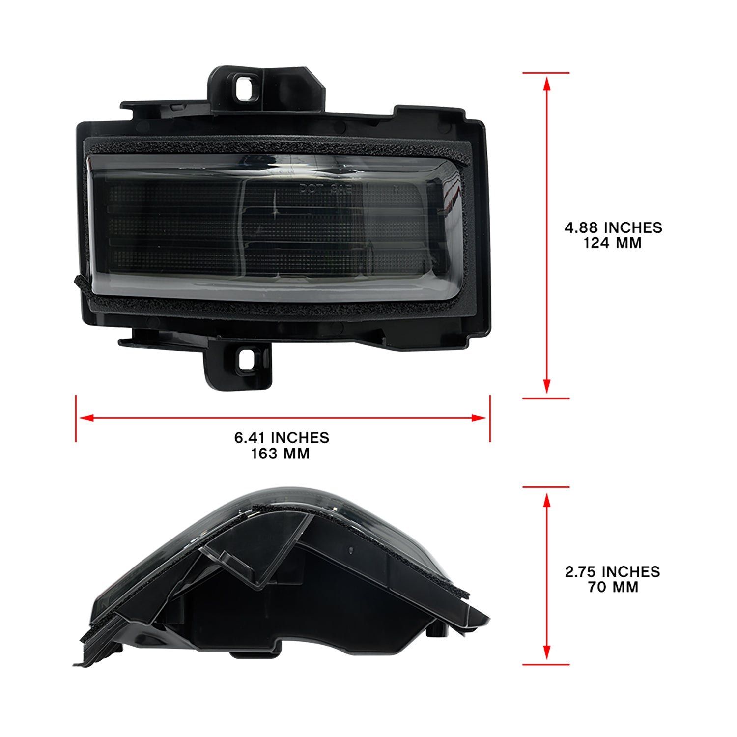 Smoked Lens Switchback Dynamic LED Towing Mirror Marker Lights For 2015-2023 Ford F-Series - NS Auto Lighting