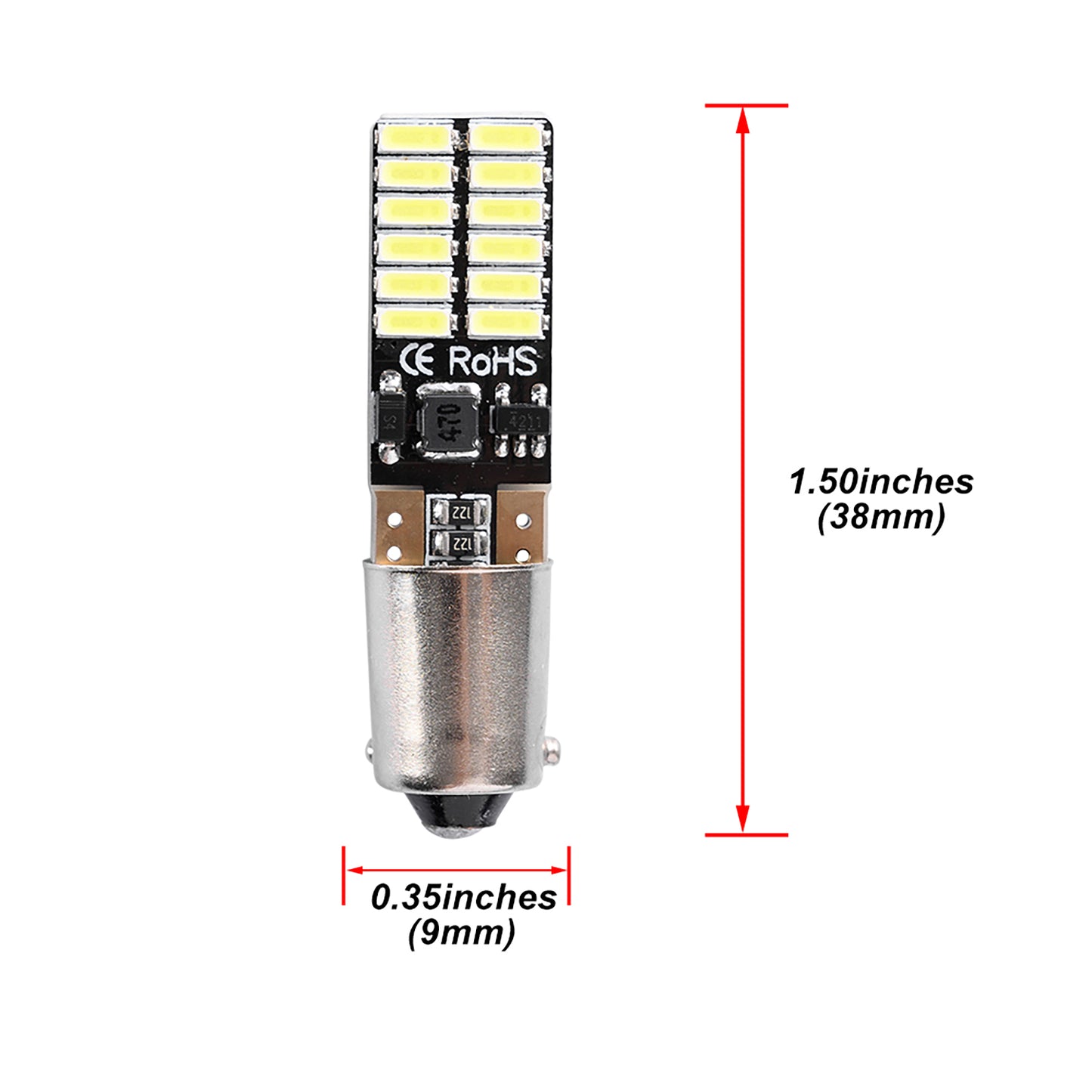 CANBUS BAX9S H6W LED-Standlichtbirnen für Audi, BMW, VW usw.