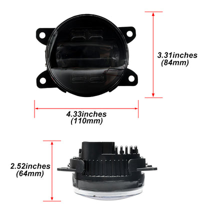 Smoked Lens Switchback LED Front Bumper Fog Light Assembly For Mercedes Benz and Smart - NS Auto Lighting