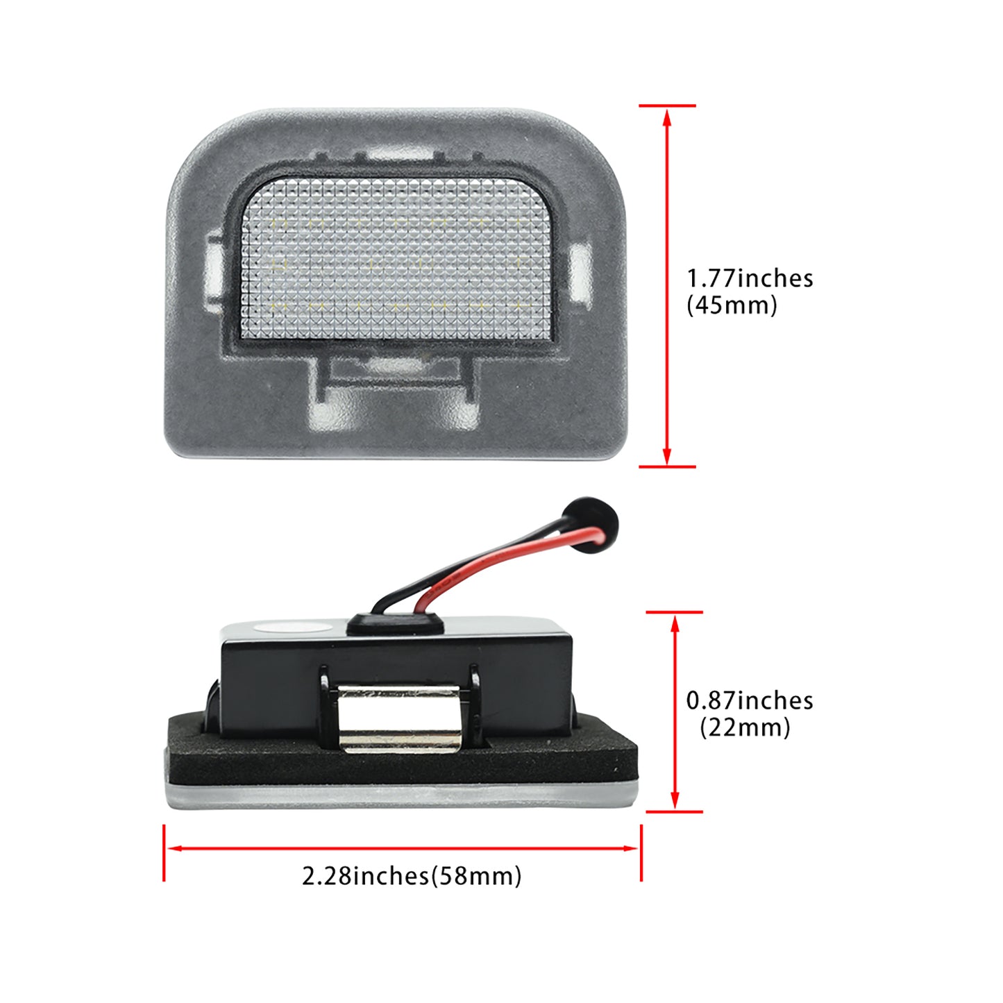 LED License Plate Lights For 2023+ Kia Sportage, etc.