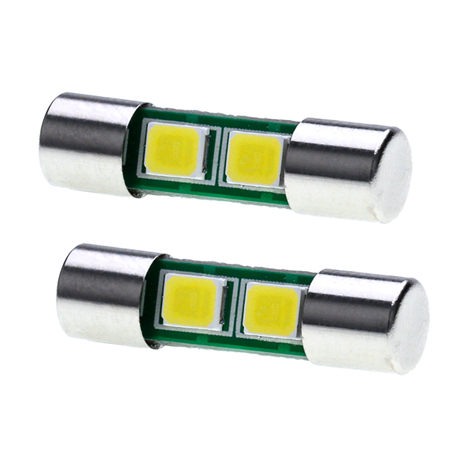20mm 2835 Festoon LED Sun Visor Vanity Mirror Light Bulbs For 2004-2013 Nissan Titan, etc. - NS Auto Lighting
