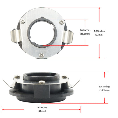 H7 LED Headlight Bulb Retainers For VW Passat B5.5, etc. - NS Auto Lighting