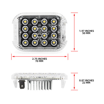 1 éclairage intérieur à LED de rénovation pour zone de chargement pour Ford Transit 150 250 350, etc. 2015+.