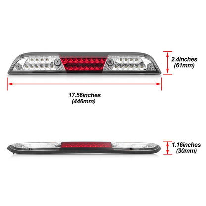 Clear Lens F1 Style Strobe LED Third Brake Light For 2015-2020 Ford F150, etc. - NS Auto Lighting