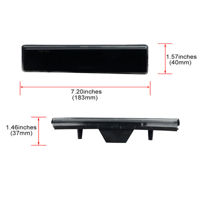 Smoked Lens Amber LED Front Side Marker Lights For 1980-1986 Ford F-Series, etc. - NS Auto Lighting