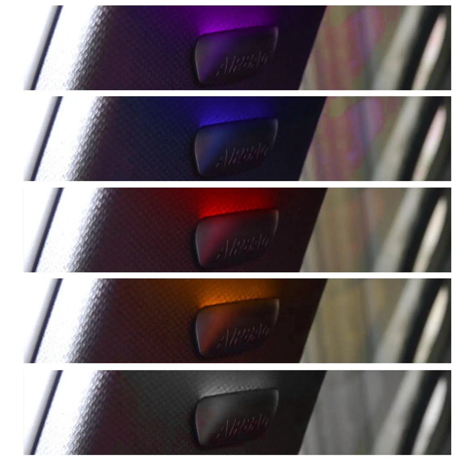 Module d'éclairage ambiant LED pour porte-gobelet intérieur de BMW