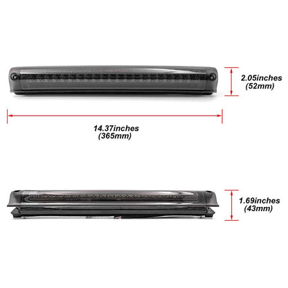 Smoked Lens F1 Style Strobe LED Third Brake Light For 1997-2003 Ford F150, etc. - NS Auto Lighting