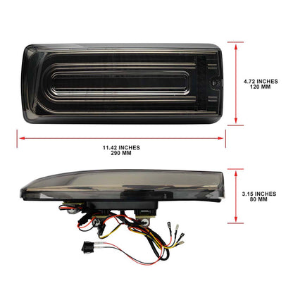 W463A Style Smoked Lens Dynamic LED Tail Light Assembly For 2002-2018 Mercedes Benz G-Class W463 - NS Auto Lighting