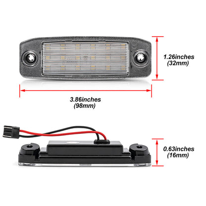 LED License Plate Lights For Hyundai Kona, Kia Sportage, etc.