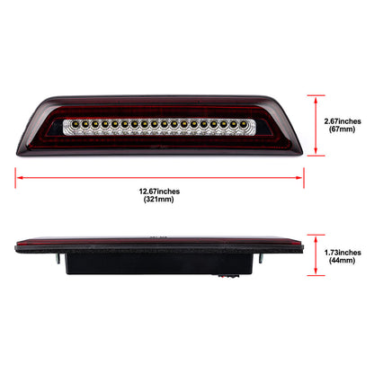 Red Lens F1 Style Strobe LED Third Brake Light For 2016-2020 Toyota Tacoma - NS Auto Lighting