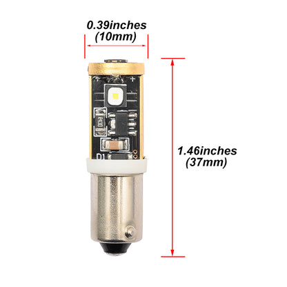 BAY9S H21W Cool White LED Bulbs for 2004-2010 VW Beetle, etc. - NS Auto Lighting