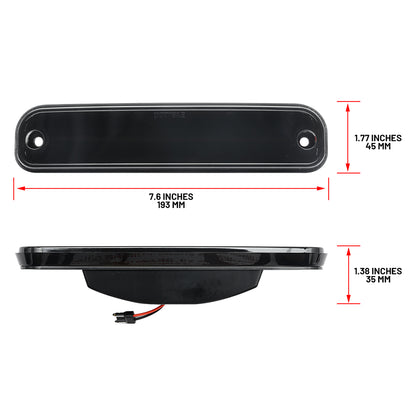 Smoked Lens LED Rear Side Marker Lights For 1973-1987 Chevrolet GMC C/K Series Trucks, etc. - NS Auto Lighting