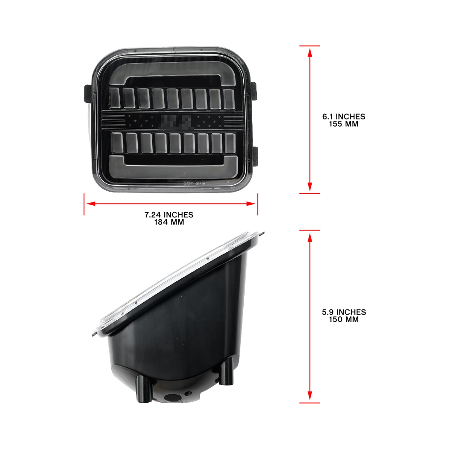 Clear Lens Switchback Dynamic LED Front Turn Signal Lights For 2006-2010 Hummer H3, etc. - NS Auto Lighting