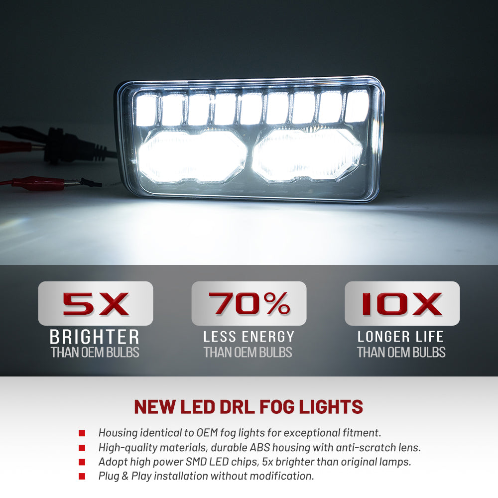 Feux clignotants avant dynamiques à LED à lentille fumée pour Hummer H3 2006-2010, etc.