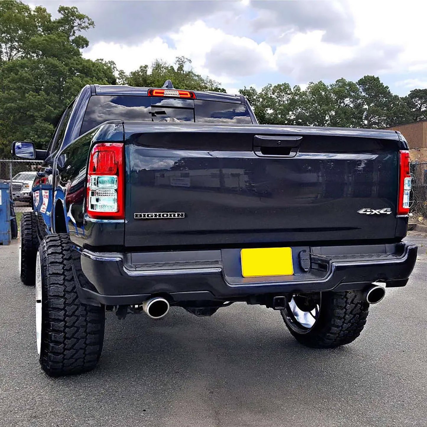 Red Lens Double C-Shaped LED Third Brake Light For 2019-2023 RAM 1500 - NS Auto Lighting
