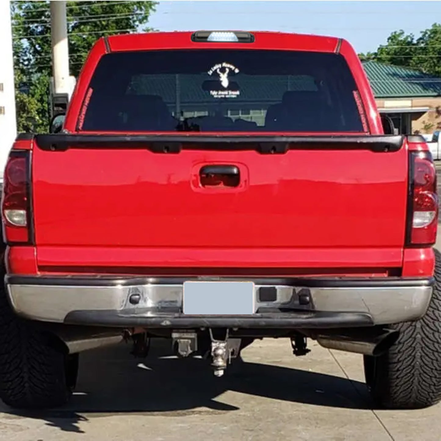 Smoked Lens Double C-Shaped LED Third Brake Light For 1999-2007  Chevrolet Silverado, GMC Sierra - NS Auto Lighting