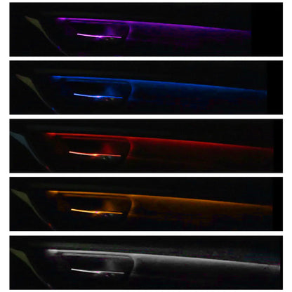 Module d'éclairage ambiant LED pour porte-gobelet intérieur de BMW