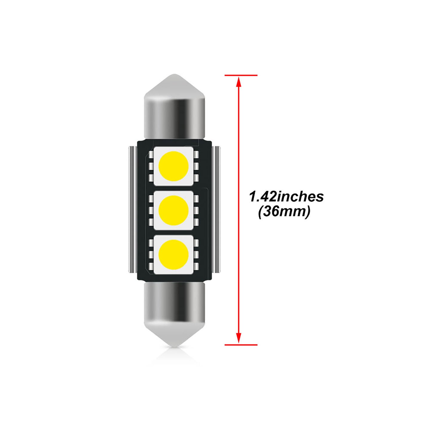 36mm 5050 Festoon LED License Plate Light Bulbs