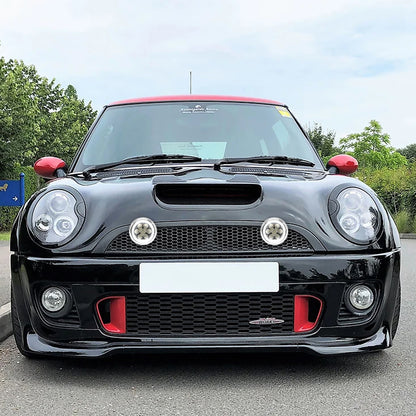 Chromed Finish LED Halo Rally Driving Lights For 2001-2008 Mini Cooper - NS Auto Lighting