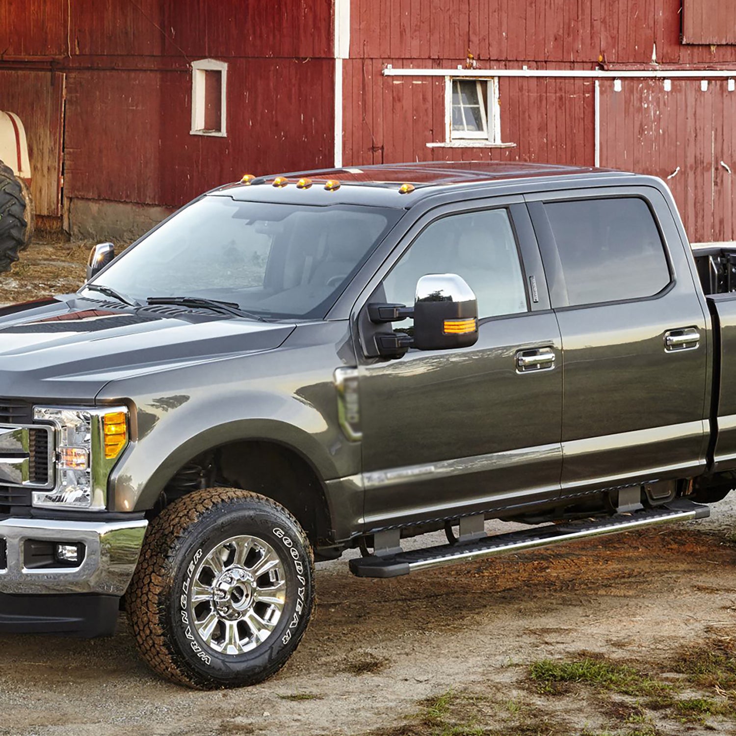Smoked Lens Switchback Dynamic LED Towing Mirror Marker Lights For 2015-2023 Ford F-Series - NS Auto Lighting