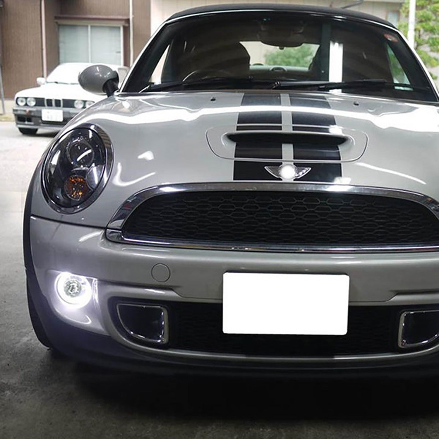 Clear Lens LED Halo Fog Light Assembly For 2007-2014 Mini Cooper, etc. - NS Auto Lighting