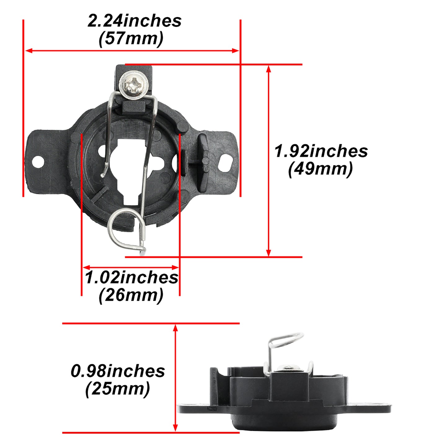 H1 HID Headlight Bulb Retainers For Nissan, Mercedes Benz, etc. - NS Auto Lighting