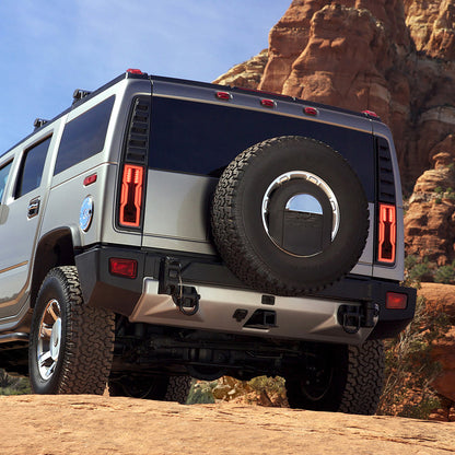 Smoked Lens EV Style LED Tail Light Assembly For 2003-2009 Hummer H2 SUV - NS Auto Lighting