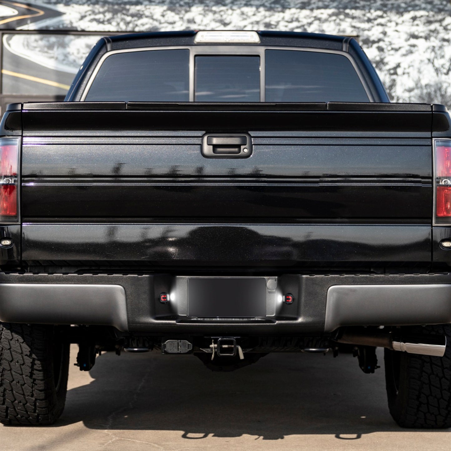 OLED U-Shaped License Plate Lights For 1980-2014 Ford F-150, etc. - NS Auto Lighting