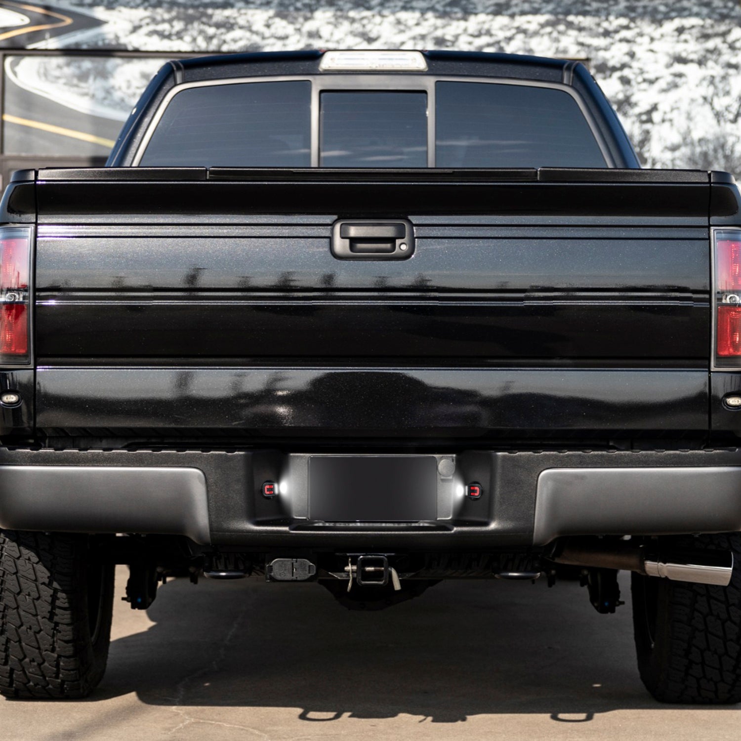 OLED U-Shaped License Plate Lights For 1980-2014 Ford F-150, etc. - NS Auto Lighting
