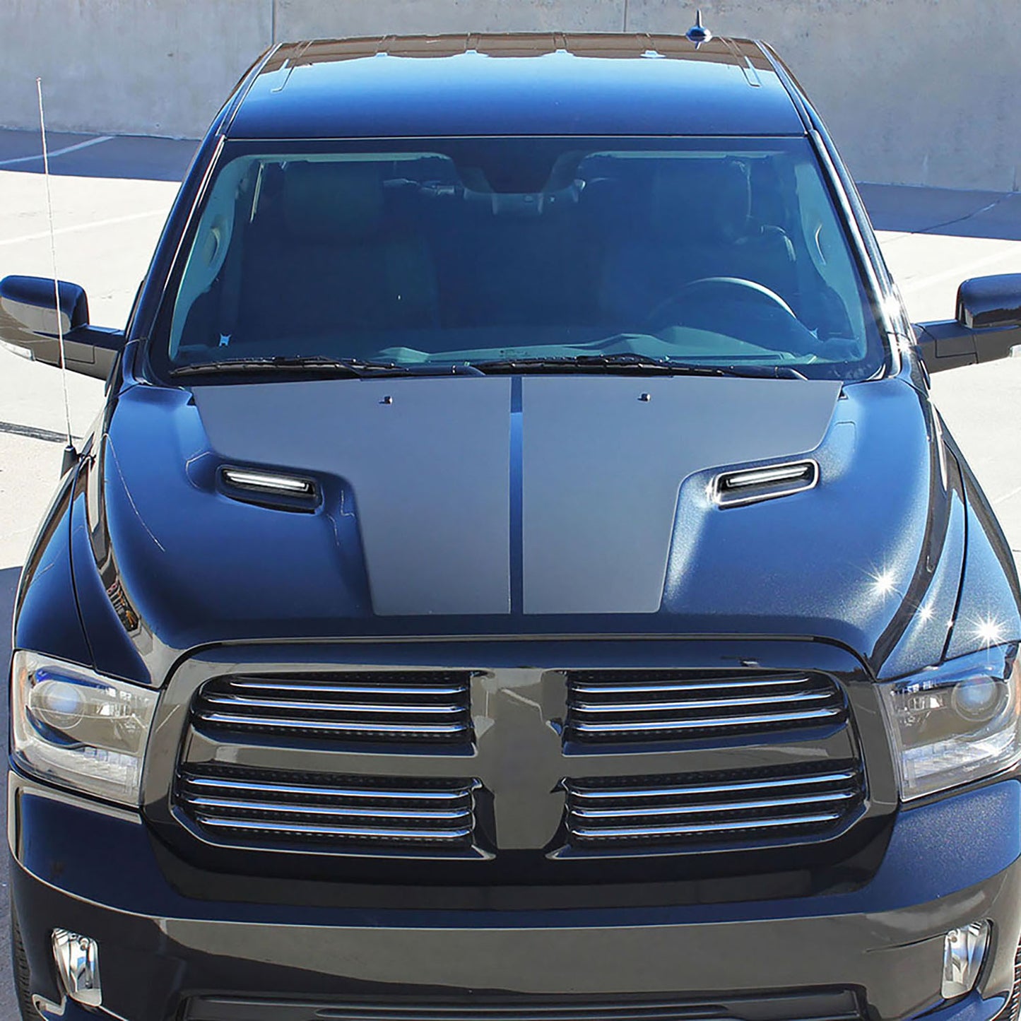 Clear Lens Dynamic Switchback LED Hood Scoop Bezel Daytime Running Lights For 2010-2022 Ram 1500 - NS Auto Lighting