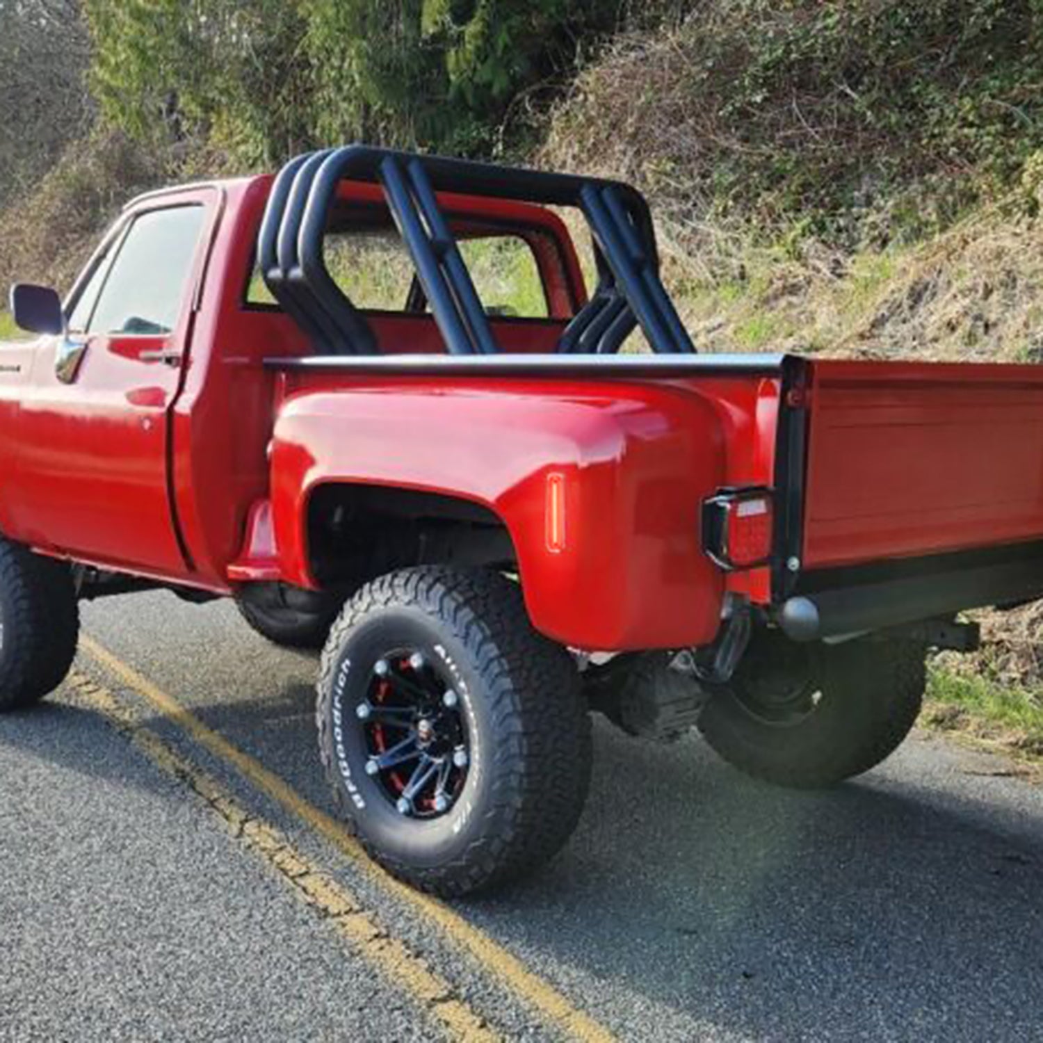 Clear Lens LED Rear Side Marker Lights For 1973-1987 Chevrolet GMC C/K Series Trucks, etc. - NS Auto Lighting
