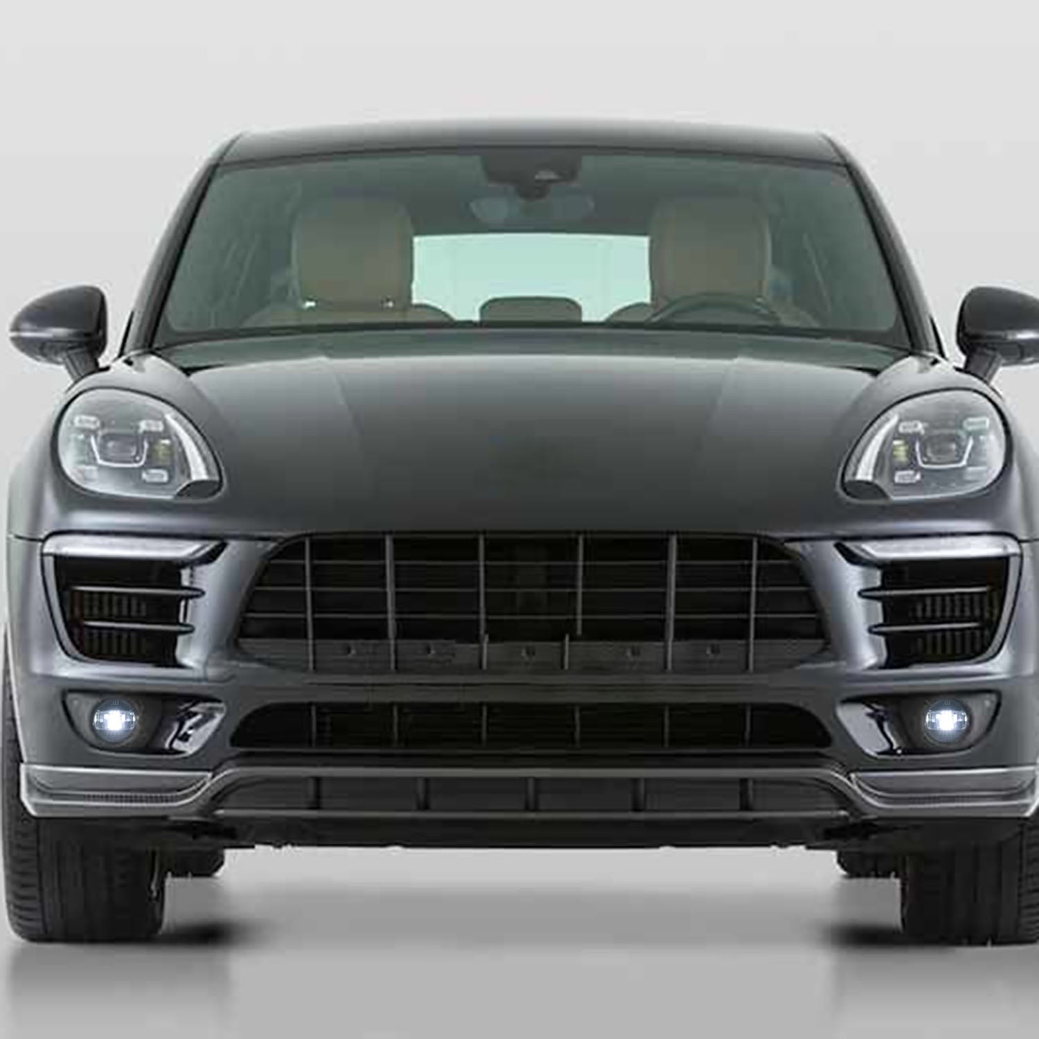 Smoked Lens White LED Front Bumper Fog Light Assembly For Porsche - NS Auto Lighting