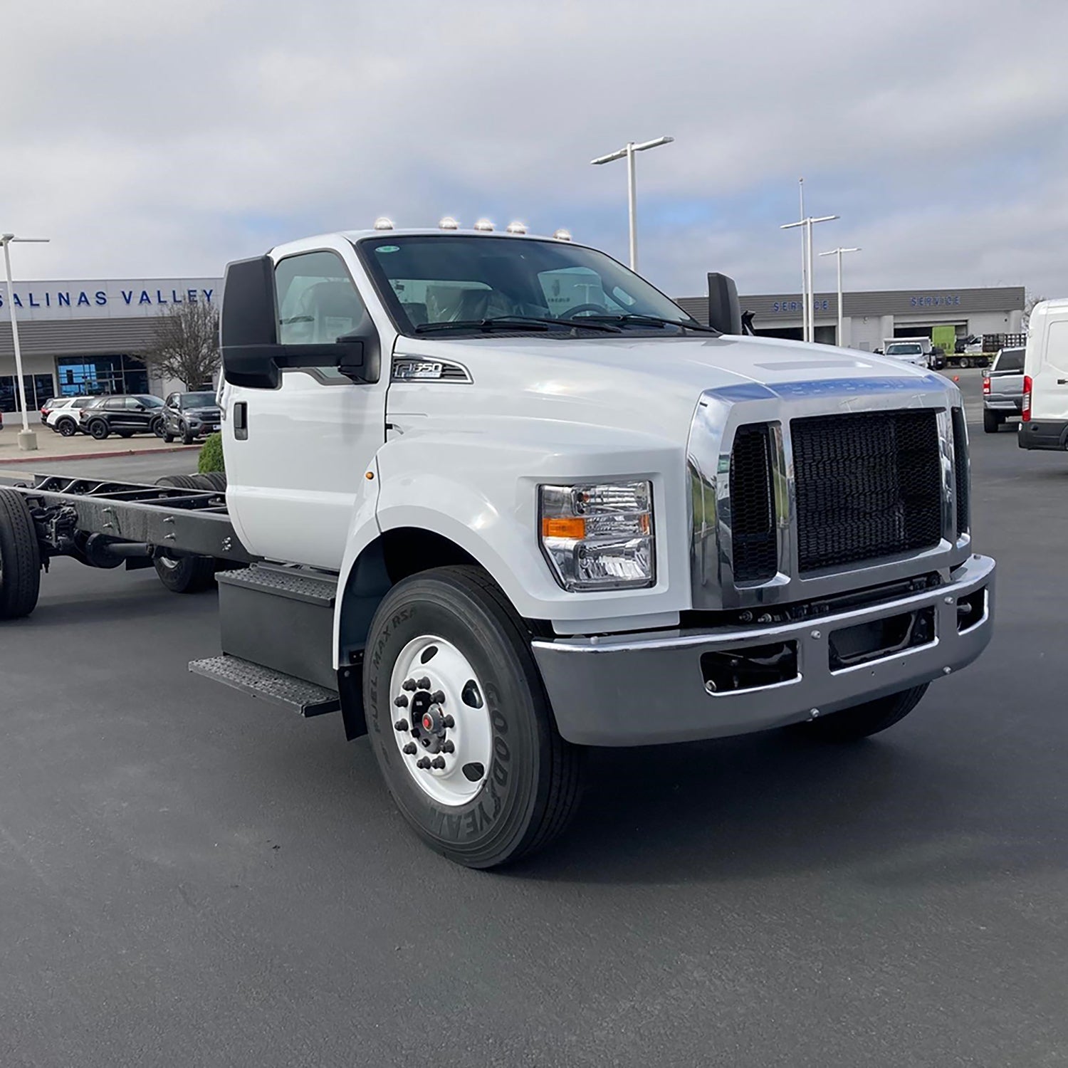 Clear Lens White LED Cab Roof Lights For 1999-2016 Ford Super Duty, etc. - NS Auto Lighting