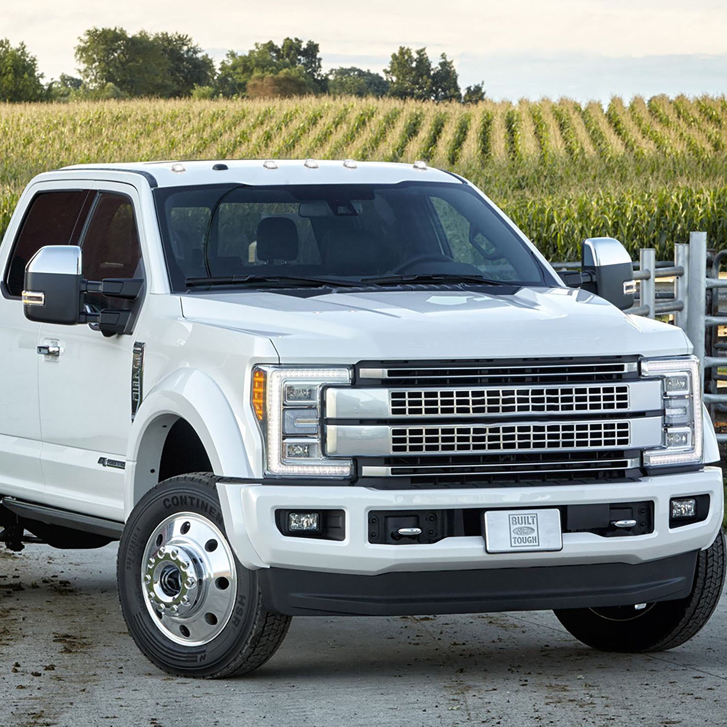 Clear Lens White LED Cab Roof Lights For 2017+ Ford Super Duty - NS Auto Lighting