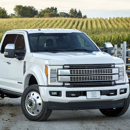 Clear Lens White LED Cab Roof Lights For 2017+ Ford Super Duty - NS Auto Lighting