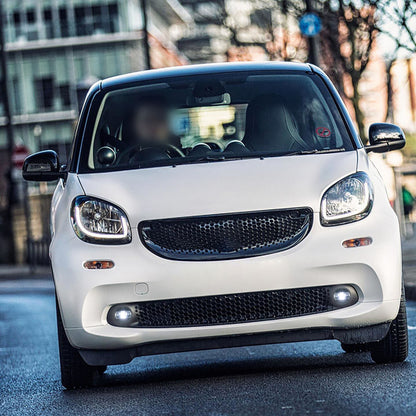 Smoked Lens White LED Front Bumper Fog Light Assembly For Mercedes Benz and Smart - NS Auto Lighting