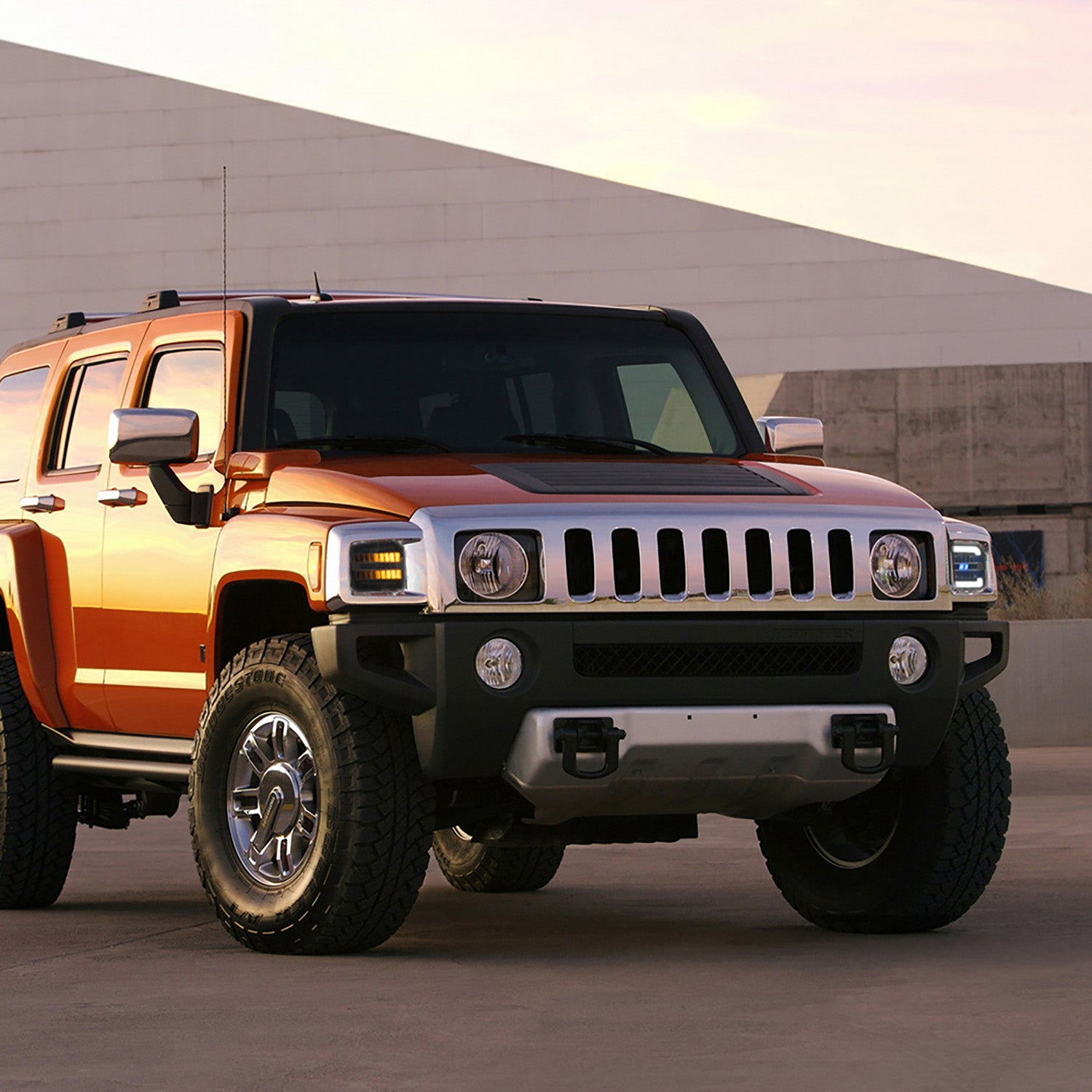 Smoked Lens Switchback Dynamic LED Front Turn Signal Lights For 2006-2010 Hummer H3, etc. - NS Auto Lighting