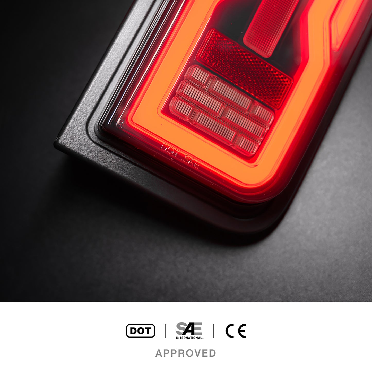 Smoked Lens EV Style LED Tail Light Assembly For 2003-2009 Hummer H2 SUV - NS Auto Lighting