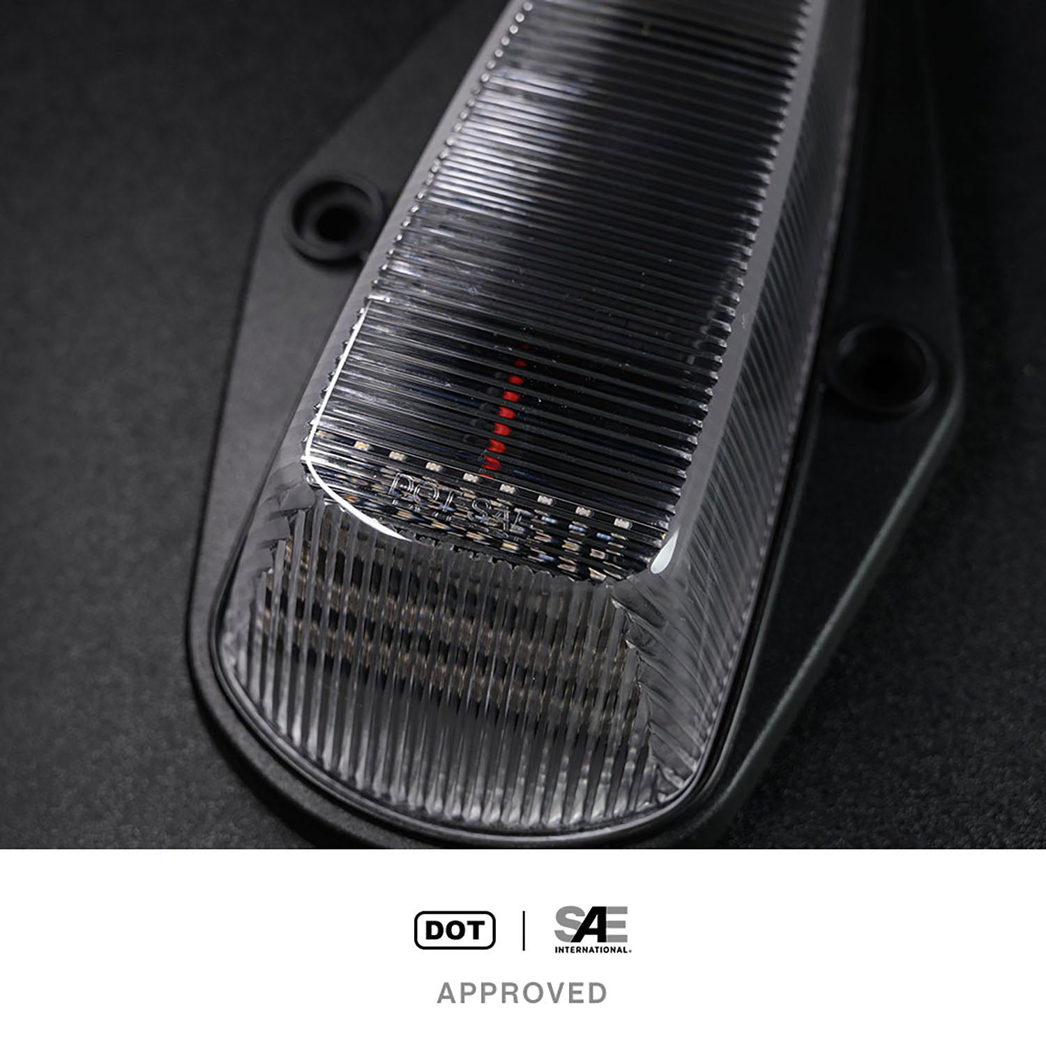 Clear Lens Amber LED Cab Roof Lights For 1984-1996 Ford F-Series - NS Auto Lighting