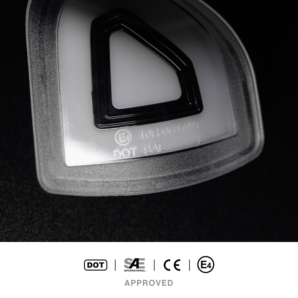 Clear Lens Switchback LED Towing Mirror Turn Signal Lights For 2019-2023 Ram - NS Auto Lighting