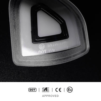 Clear Lens Switchback LED Towing Mirror Turn Signal Lights For 2019-2023 Ram - NS Auto Lighting